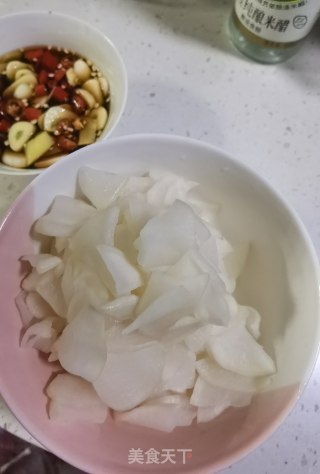 酸辣萝卜的做法步骤：4
