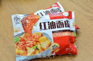 红油面皮的做法步骤：1