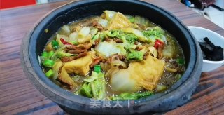 白菜粉条炖豆腐的做法步骤：18