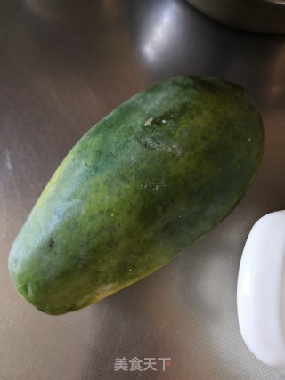 木瓜银耳汤的做法步骤：2
