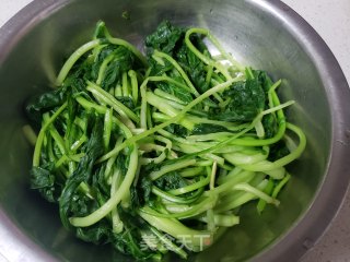 青菜香菇馅饼的做法步骤：1