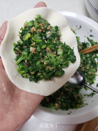 青菜香菇馅饼的做法步骤：12