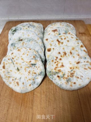 青菜香菇馅饼的做法步骤：16