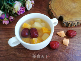 红枣红薯苹果汤的做法步骤：3