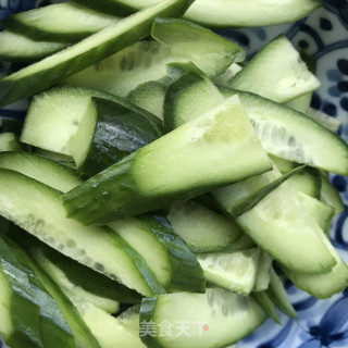 小青瓜炒蛋的做法步骤：3