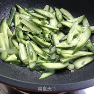 小青瓜炒蛋的做法步骤：5