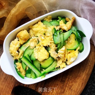 小青瓜炒蛋的做法步骤：9