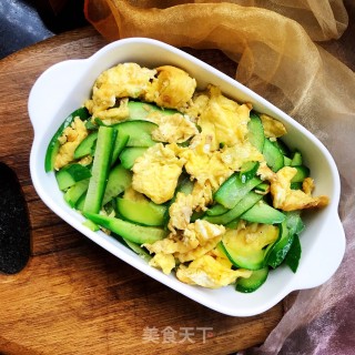 小青瓜炒蛋的做法步骤：10