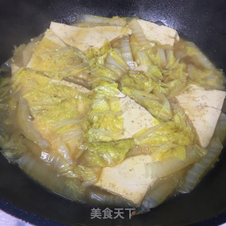白菜炖豆腐的做法步骤：6