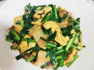 五花肉炒韭菜的做法步骤：12