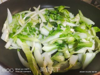 鸡蛋炒白菜的做法步骤：4