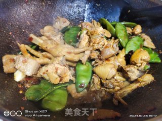 扁豆炒鸡肉的做法步骤：5
