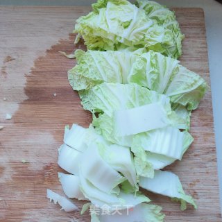 虾仁白菜的做法步骤：3