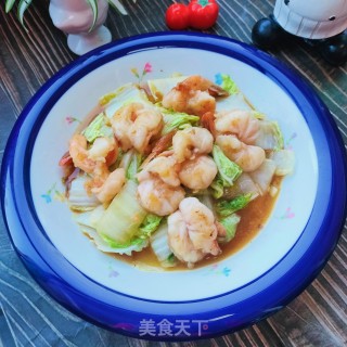 虾仁白菜的做法步骤：14