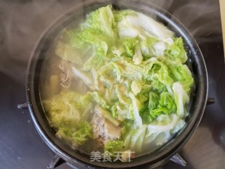 羊脊骨炖大白菜的做法步骤：9