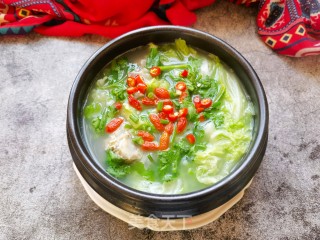 羊脊骨炖大白菜的做法步骤：12