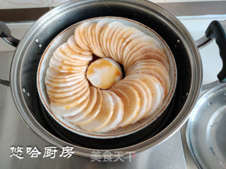 鲜蒸白萝卜的做法步骤：4