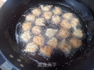 炸萝卜丝丸子的做法步骤：6