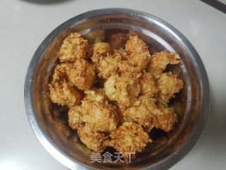 炸萝卜丝丸子的做法步骤：7