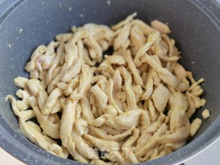 鸡丝酸菜粉的做法步骤：4