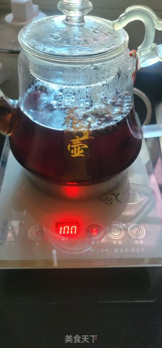 黑枸杞陈皮菊花茶的做法步骤：4