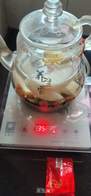 桂圆梨子菊花茶的做法步骤：3