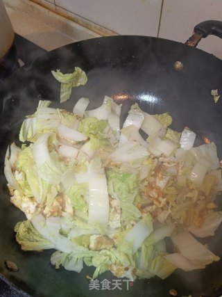 鸡蛋炒白菜的做法步骤：6