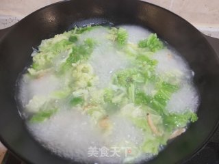 鳞虾粉丝白菜汤的做法步骤：8