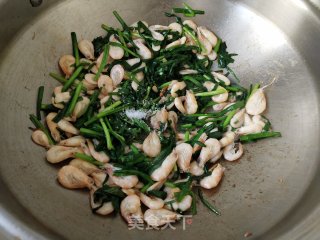 韭菜炒白虾的做法步骤：8