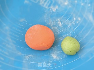 柿子豆沙包的做法步骤：2