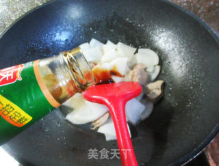 鸭肝炒萝卜的做法步骤：9