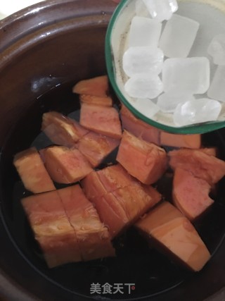 冰糖木瓜的做法步骤：6