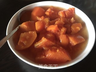 冰糖木瓜的做法步骤：7