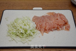 麻辣鸡片面的做法步骤：2