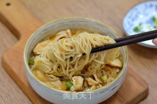 麻辣鸡片面的做法步骤：9