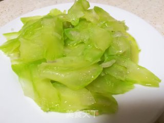 炒莴笋片的做法步骤：5