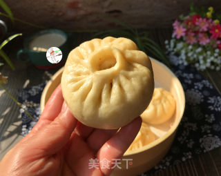 香辣白菜粉丝包子的做法步骤：16