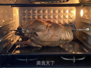 舔手指的蜂蜜酱油烤鸭，皮脆肉嫩巨好吃!的做法步骤：6