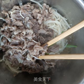 韭花酱拌肥牛的做法步骤：13