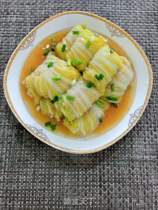 白菜肉卷的做法步骤：10