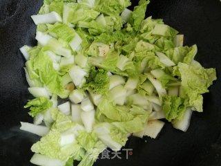 白菜炖豆腐的做法步骤：4