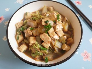 白菜炖豆腐的做法步骤：7