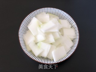 冬瓜肉丸汤的做法步骤：2