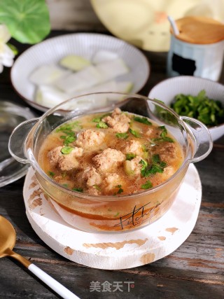 冬瓜肉丸汤的做法步骤：6