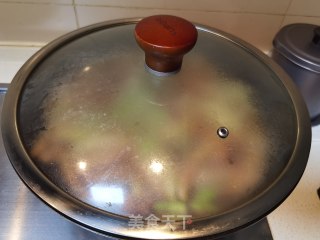 排骨炖黄金勾豆角的做法步骤：17