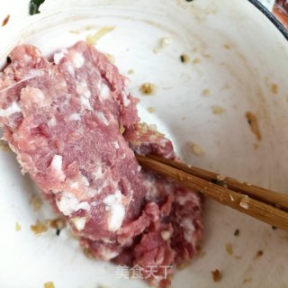 蒜香肉馅饼的做法步骤：4