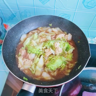 白菜炖豆腐的做法步骤：9