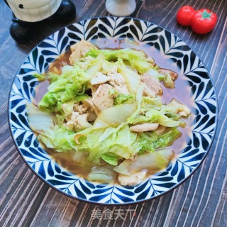 白菜炖豆腐的做法步骤：11