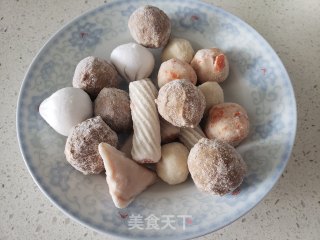 梅豆丸子炖粉条的做法步骤：4