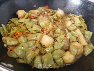 梅豆丸子炖粉条的做法步骤：7